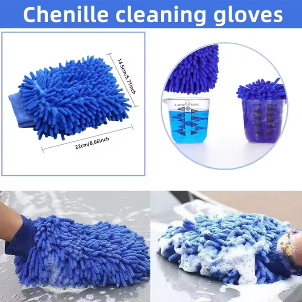 40PCS Car Detailing Brush Set Soft Brush Interior Wheel Valet Pro Cleaning Kit