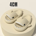 Cartoon Shark Slippers Funny Cutes Soft Slipper Indoor Outdoor  Shoes For Women Men Couples