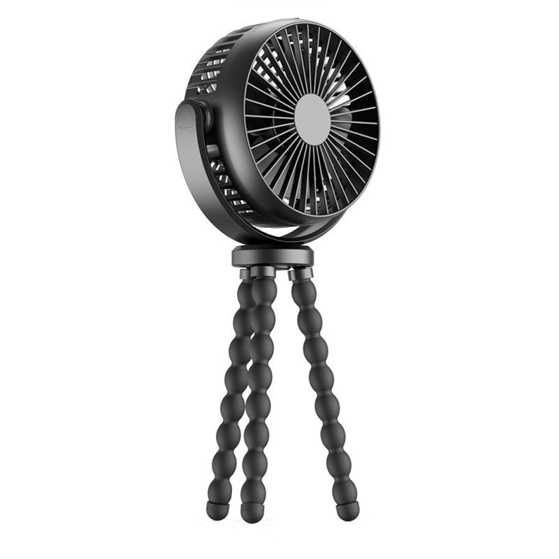Automatic Shaking Head Stroller Handheld Fan