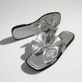 2026 New Fashion Bow Slip-On Slide Sandals, Versatile Open To Outdoor Women Shoes