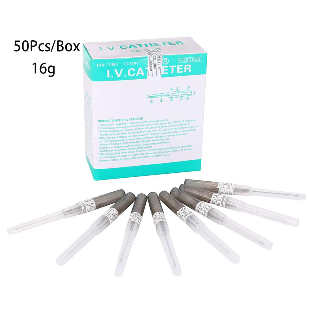50pcs Disposable Professional Cannula Piercing Sterile Needles