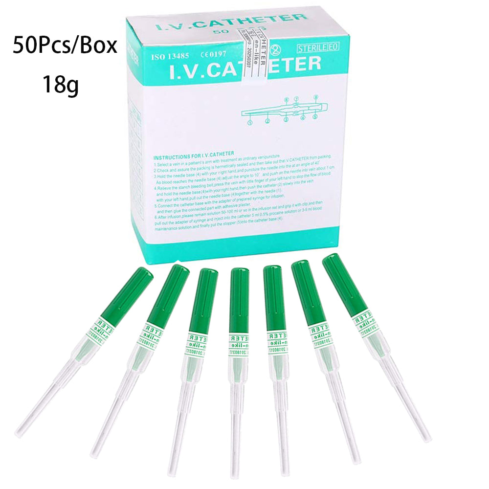 50pcs Disposable Professional Cannula Piercing Sterile Needles