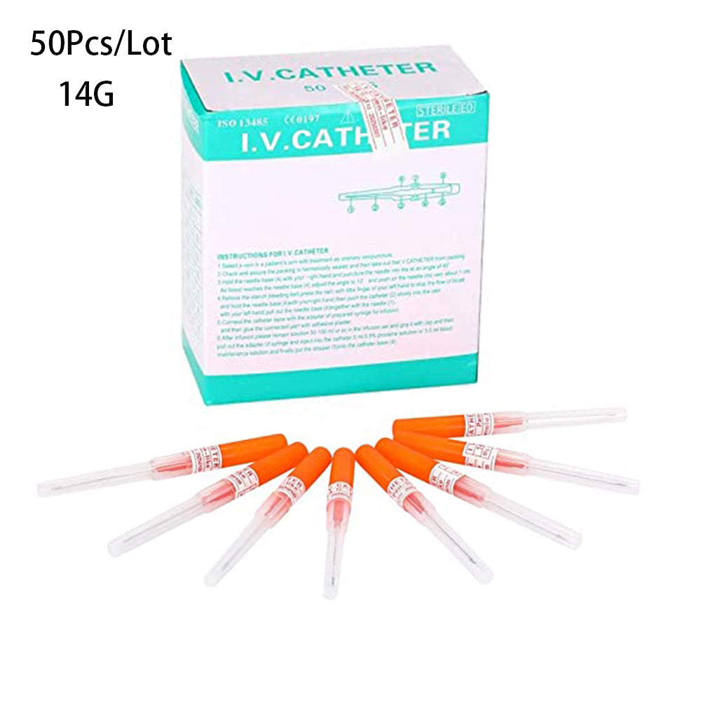 50pcs Disposable Professional Cannula Piercing Sterile Needles