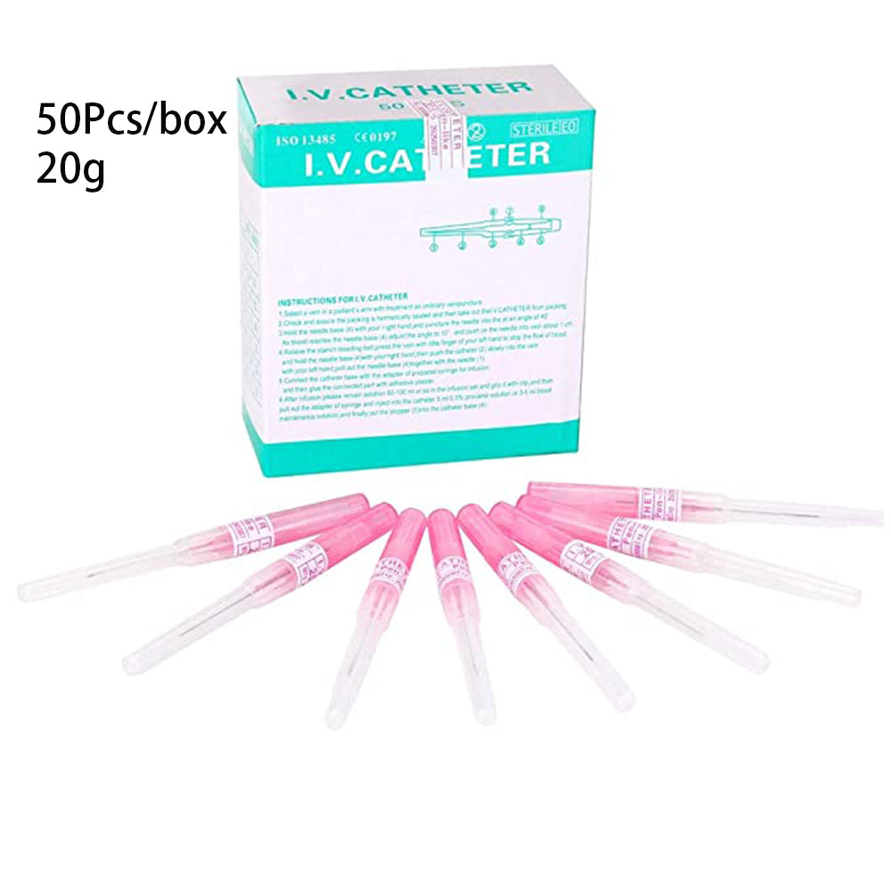 50pcs Disposable Professional Cannula Piercing Sterile Needles