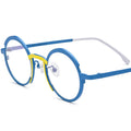 Borui Multi-color Ultra-light Pure Titanium Myopia Glasses Frame, Unisex Small Niche Versatile Round Optical Glasses